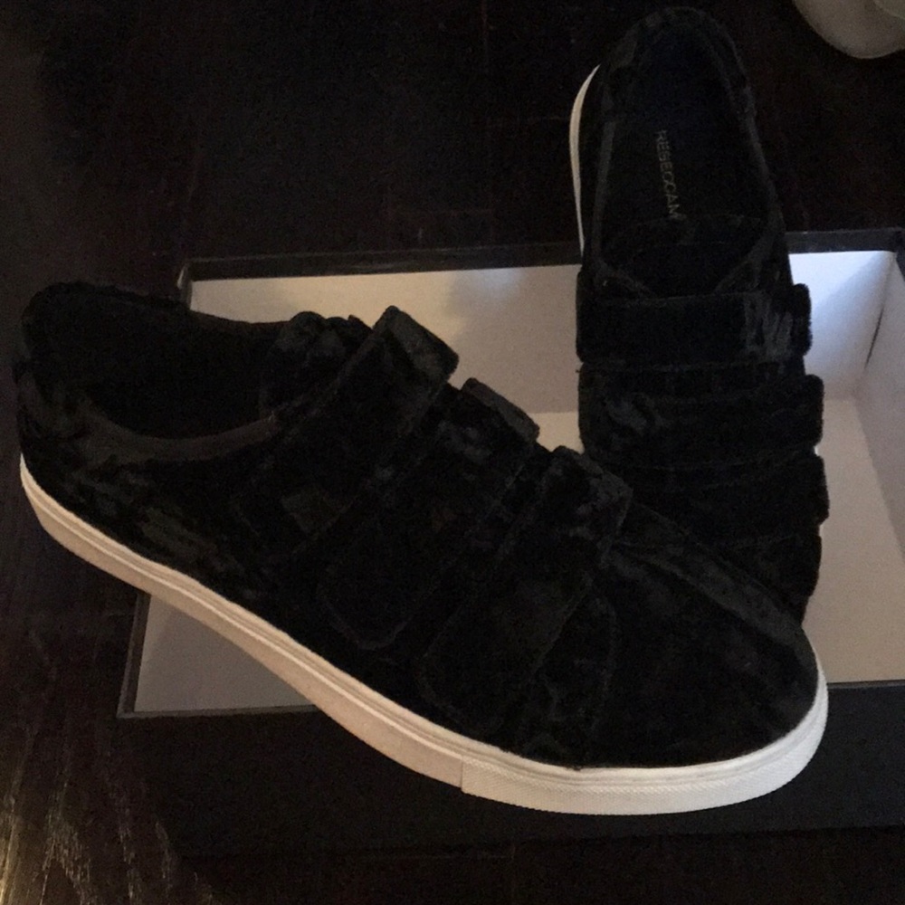 Rebecca Minkoff Black Velvet Sneakers